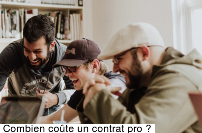 cout contrat pro
